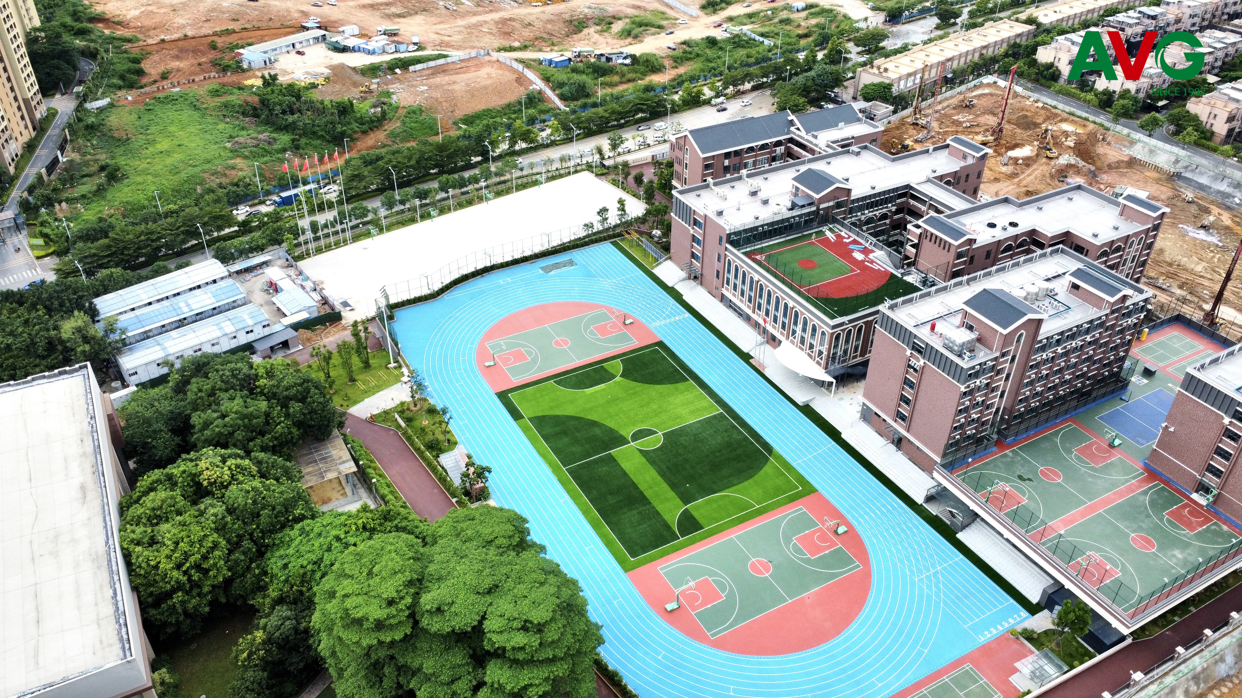傲勝案例|東莞市海逸外國語學校運動場驚艷亮相！